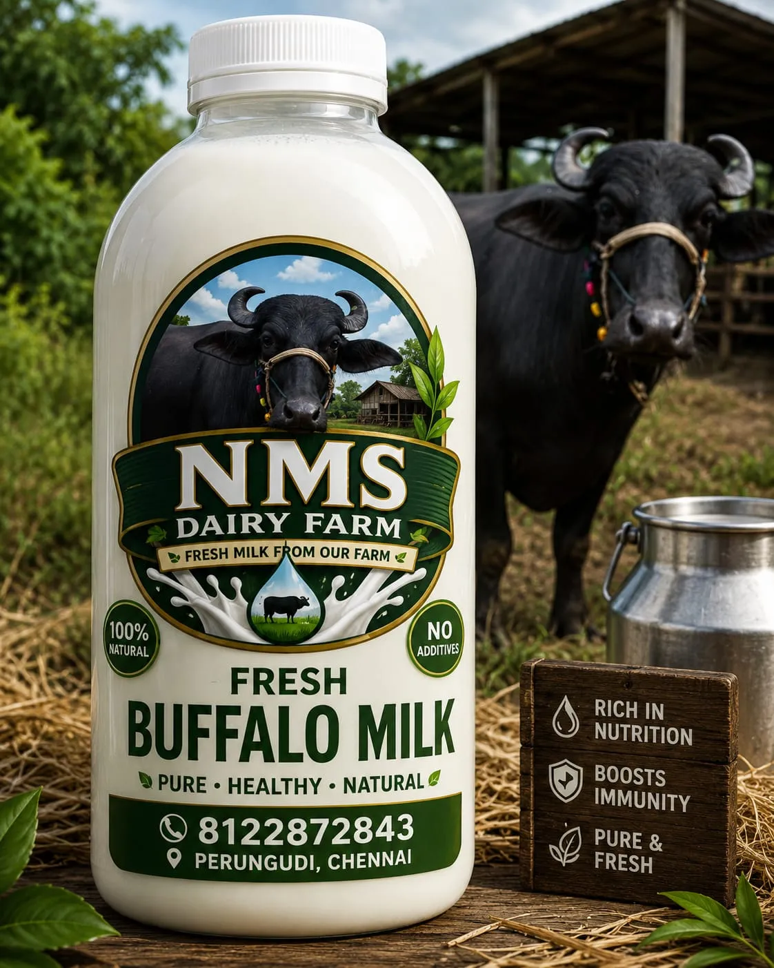 Fresh Buffalo Milk